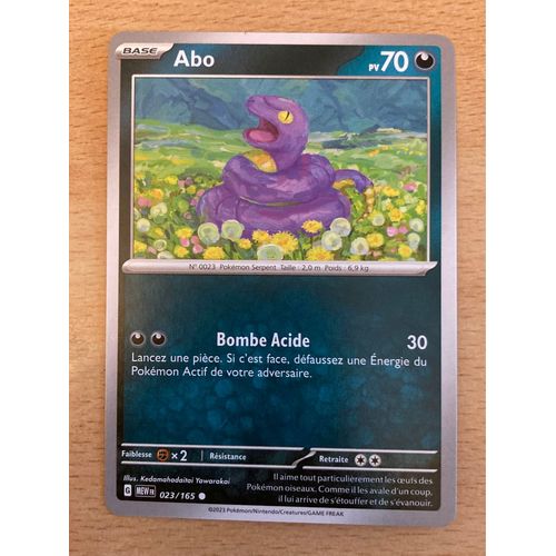 (2356) Abo 23/165 Pokemon 
