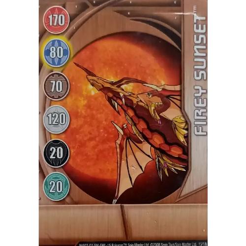 Carte Bakugan - Firey Sunset 15/18j