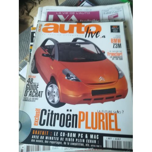 Auto Live 4 De 1999 Salon Francfort,Citroen Pluriel,Bentley Red Label,Honda Crv,Land Rover Freelander,Bmw Z3m,Trophee,Guide Achat