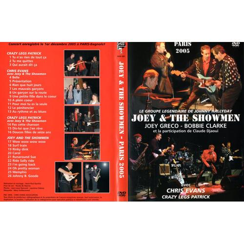 Joey & The Showmen Groupe Légendaire De Johnny (Paris 2005) Dvd