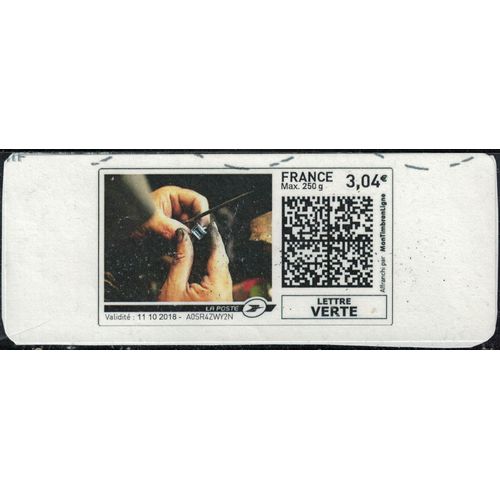 France Vignette Oblitérée Sur Fragment Used Mon Timbre En Ligne Métiers Manuels Su