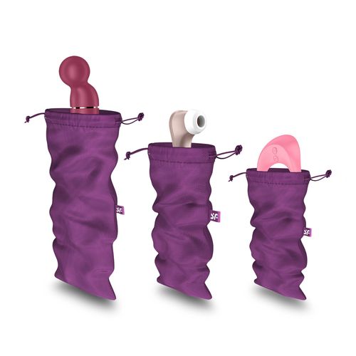 Sac De Rangement Treasure Bag Violet - Satisfyer Taille M - Violet