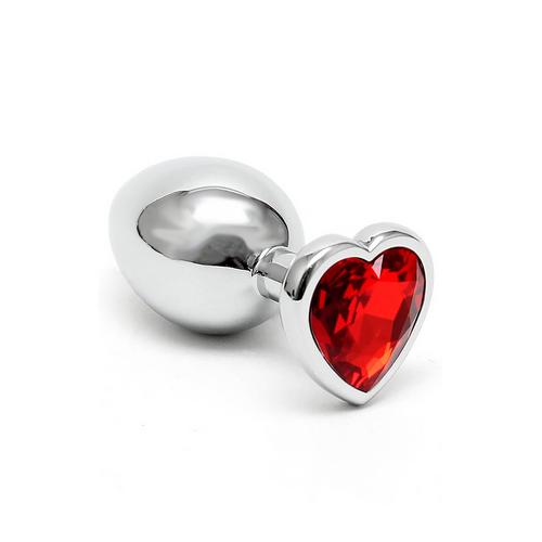 Plug Bijoux Anal Coeur Rouge - Rimba Small - Rouge