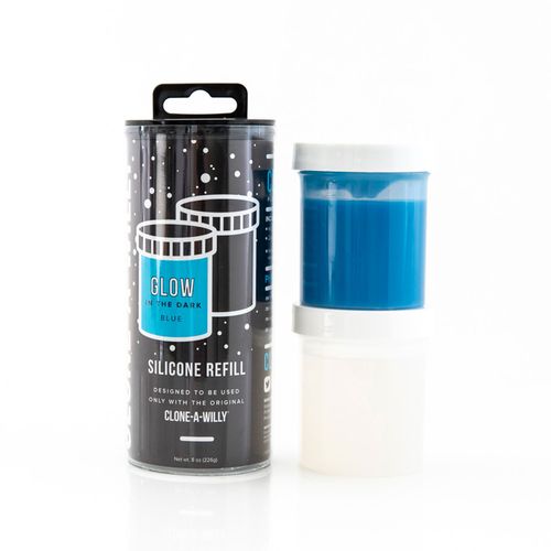 Recharge Silicone Glow In The Dark Bleu - Clone A Willy - Bleu