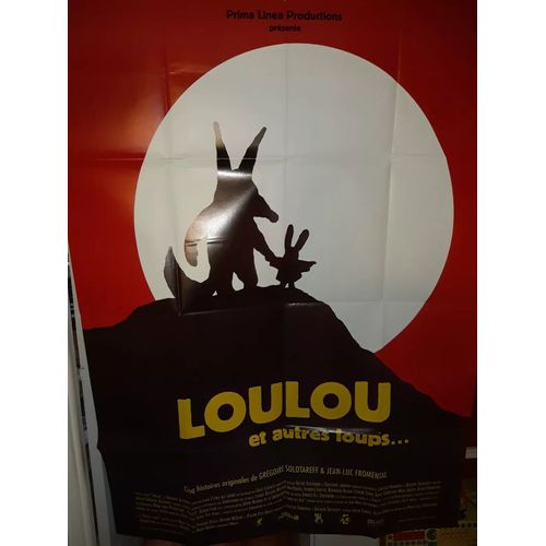 Affiche De Cinéma Loulou Et Autres Loups 120x160 Cm