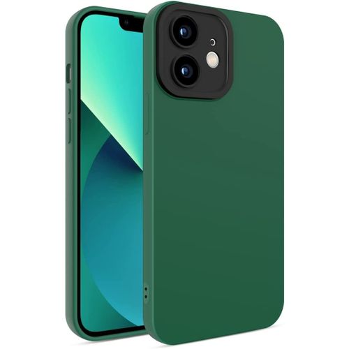 Generic Coque Iphone 11,Ultra Mince Doux Couleur Unie Tpu Silicone Pare Chocs Antichoc Coque Cover Pour Iphone 11 6.1"" -Vert Clair