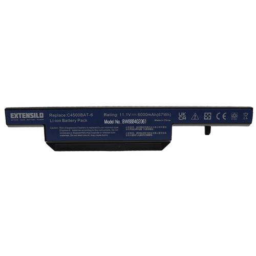 Extensilo Batterie Compatible Avec Ldlc Aurore Hz2 Ordinateur Portable (6000mah, 11,1v, Li-Ion)