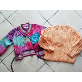 Lot De Deux Gilets Fille 4 Ans.