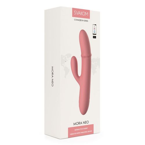 Vibromasseur Rabbit Connecté Mora Neo Rose - Svakom - Rose