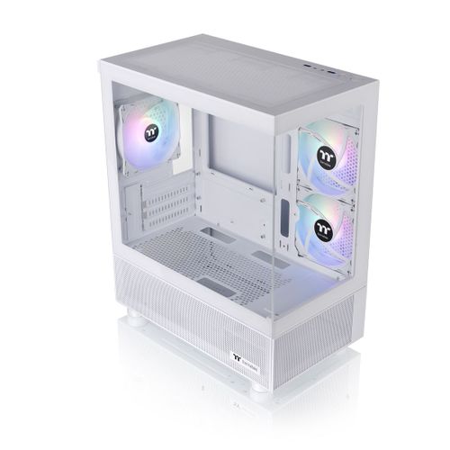 Thermaltake View 170 TG ARGB Snow White - Boîtier mini tour - Blanc - RGB - Fenêtre