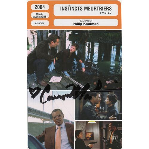 Fiche Monsieur Cinema Instincts Meurtriers Signée Par Camryn Manheim