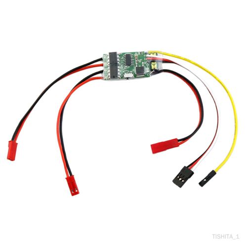 Tishita Accessoires De Contrôleur De Vitesse Électrique Brossé Esc Esc Brossé 1/16 5a Esc Pour Réservoir De Bateau
