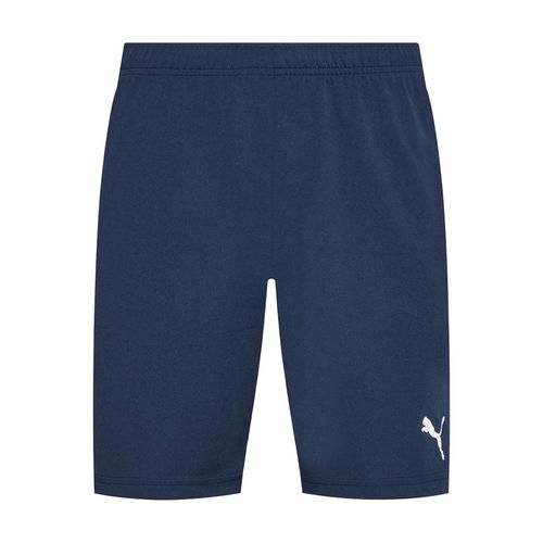 Short De Football Puma Teamrise Short Bleu Marine