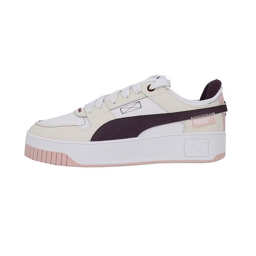 Chaussures Basses Cuir Ou Simili Puma Wns Carina Street Vtg Blanc