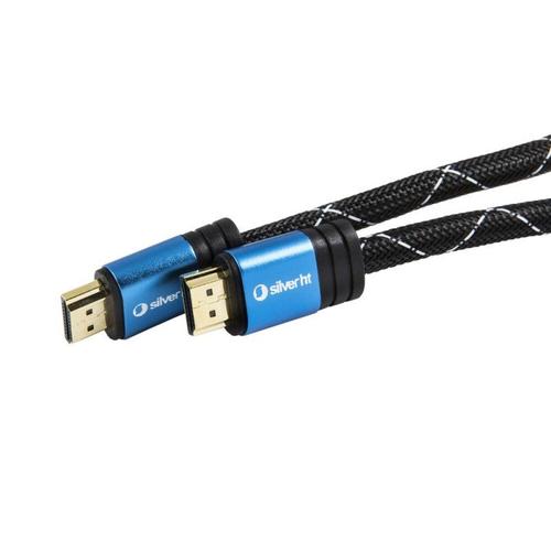 SilverHT - Câble HDMI avec Ethernet - HDMI mâle pour HDMI mâle - 3 m - noir