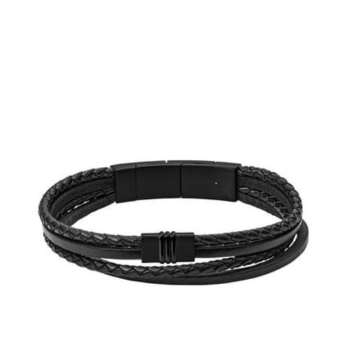 Fossil - Bracelet Homme Vintage Casual Noir Jf03098001-Par - Noir