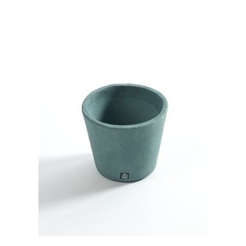 Serax - Pot de fleurs XS HAND-PAINTED Grès Bleu H7 x Ø8 cm - Bleu
