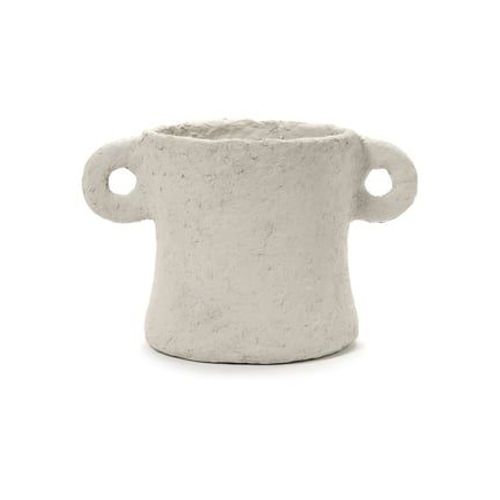 Serax - Pot Earth papier mâché beige Ø22 x H23 cm - Beige