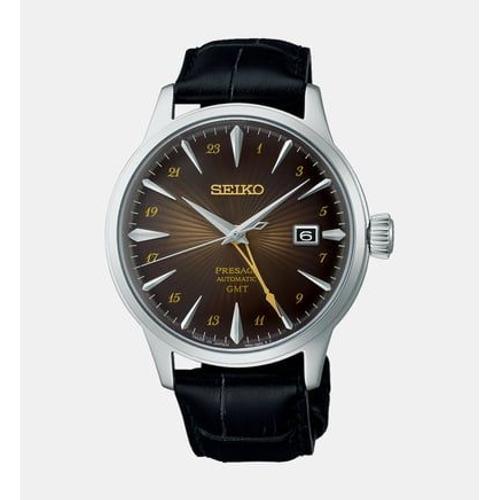 Montre Seiko Presage Cocktail Gmt Fond Brun