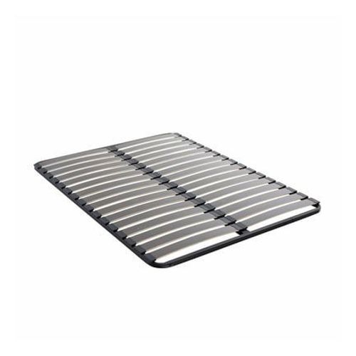 Someo - Cadre À Lattes Resserrées Compatible Matelas Ressorts - Noir
