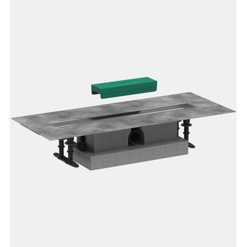 Hansgrohe - Kit d'installation caniveau de douche 60 cm installation standard uBox - Gris