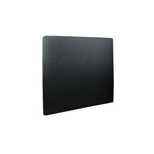 Tete De Lit Tapissee Bouclette Noir L 135 Cm - Ep 10 Cm Rembourre