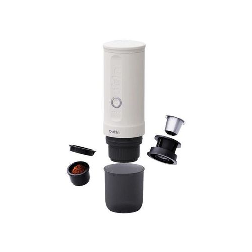 Cafetière expresso portable Outin Nano ¿ Blanc perle