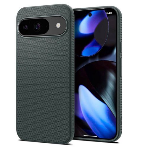 Spigen Coque Liquid Air Google Pixel 9 / 9 Pro Abyss Green