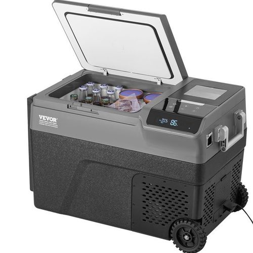 Réfrigérateur Portable 35 L-VEVOR-Mini Frigo de Voiture avec Fonction de Fabrication de Glace 12 V-pour Maison Camping