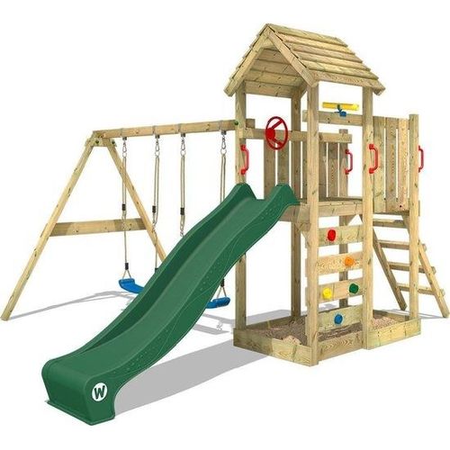 Wickey Aire De Jeux Avec Toit En Bois Multiflyer