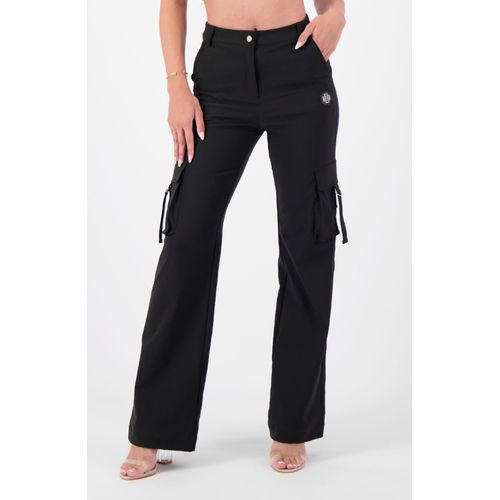 Black Bananas Belted Pantalon Cargo Noir