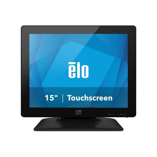 Elo Desktop Touchmonitors 1523L iTouch Plus - Écran LED - 15" - écran tactile - 1024 x 768 @ 75 Hz - 225 cd/m² - 700:1 - 25 ms - DVI-D, VGA - haut-parleurs - noir