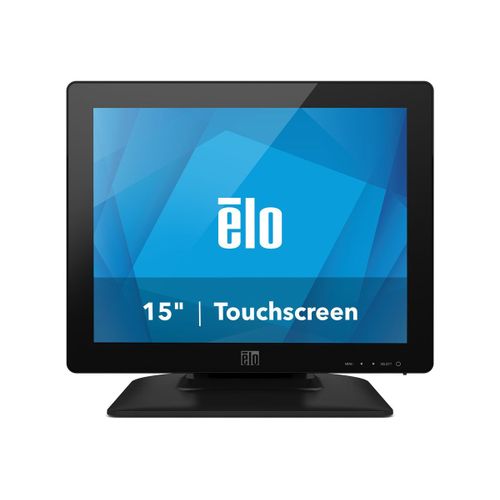 Elo 1523L - Écran LED - 15" - écran tactile - 1024 x 768 @ 75 Hz - 250 cd/m² - 700:1 - 25 ms - DVI-D, VGA - haut-parleurs - noir