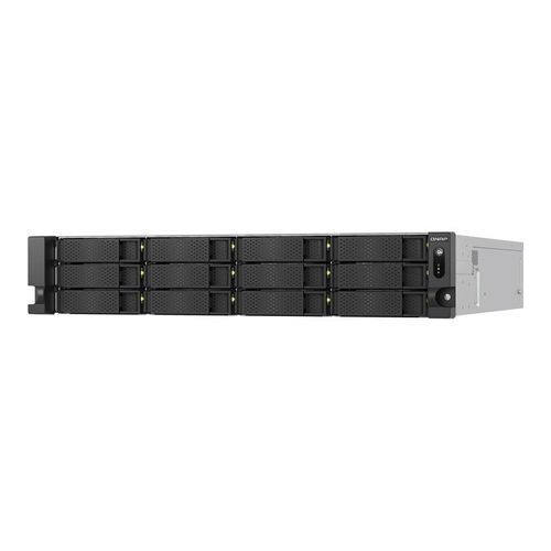 QNAP TS-H1277AXU-RP - Serveur NAS - 12 Baies - rack-montable - SATA 6Gb/s - RAID 0, 1, 5, 6, 10, 50, 60, JBOD - RAM 32 Go - 2.5 Gigabit Ethernet / 10 Gigabit Ethernet - iSCSI support - 2U