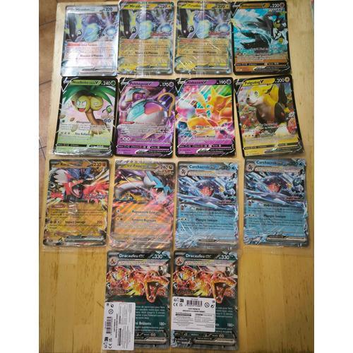 Lot De 14 Cartes Pokémon Jumbo - Dracaufeu, Carchacrok, Alakazam...