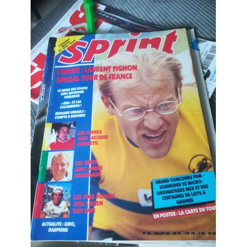 Sprint International 68 De 1986 Fignon,Anquetil,Darrigade,Van Impe,Hinault,Giro,Dauphine
