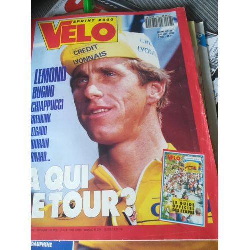 Velo Sprint 2000 267 De 1991 Lemond,Bugno,Chiapucci,Breukink,Protin,Roche,Giro