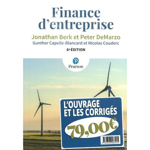 Finance D'entreprise - Pack En 2 Volumes : L'ouvrage Et Les Corrigés