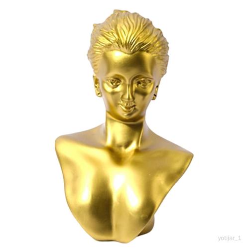 Présentoir À Bijoux, Décoration De Chambre Féminine Professionnelle Exquise, Statue De Figure 3d, Support Pour Boucle D'oreille, Magasin De Chaînes De Pendentifs, Or