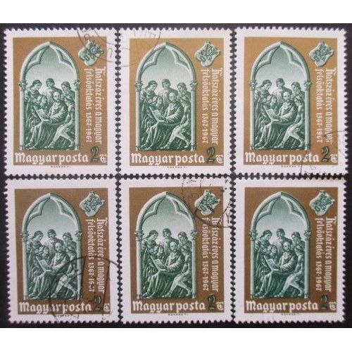 Hongrie N°1929 X 6 Oblitéré