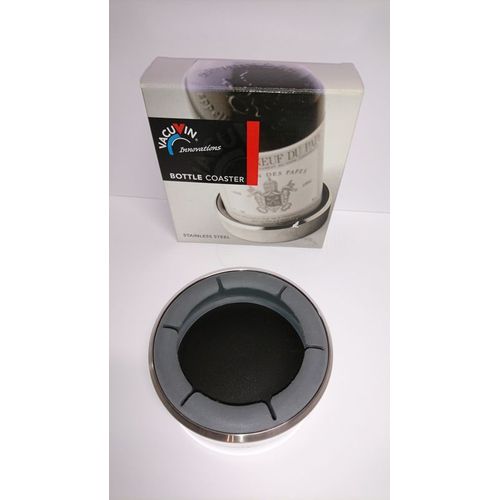 Dessous De Bouteille, Acier Brossé,Anti Derapant , Anti Gouttes
