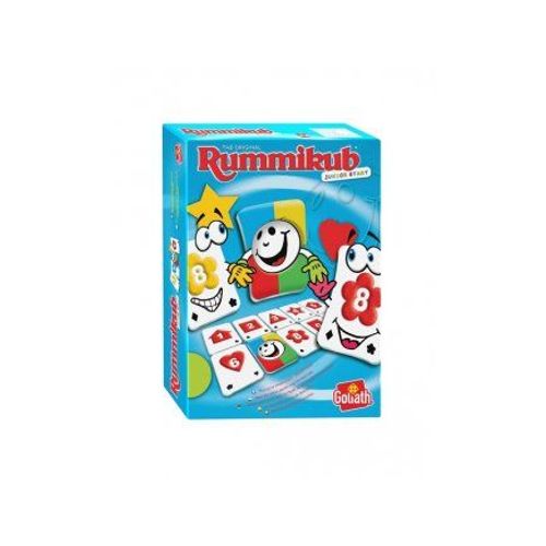Rummi Junior, Version Fr - 40 Tuiles Avec Chiffres - Edition Voyage, Travel - Jeu Societe Educatif 4 Ans - Set Jouet Enfant + Carte