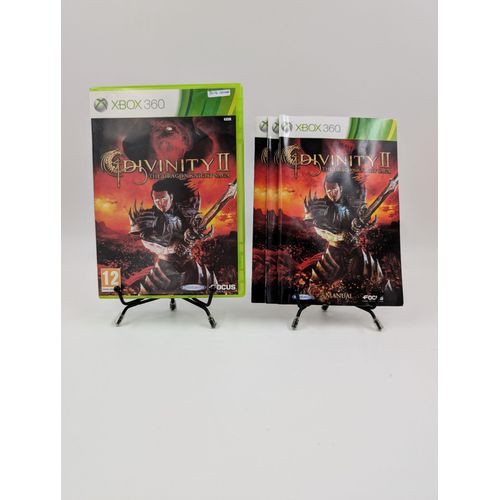 Jeu Xbox 360 Divinity Ii (2) En Boite, Complet (Boite Abîmée)
