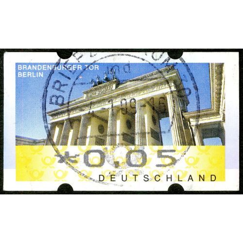 Timbre Oblitéré Deutschland Brandenburger Tor Berlin
