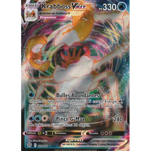 Carte Pokemon - Krabboss Vmax - 029/172 - Ultra-Rare - Eb9 - Stars Etincelantes -