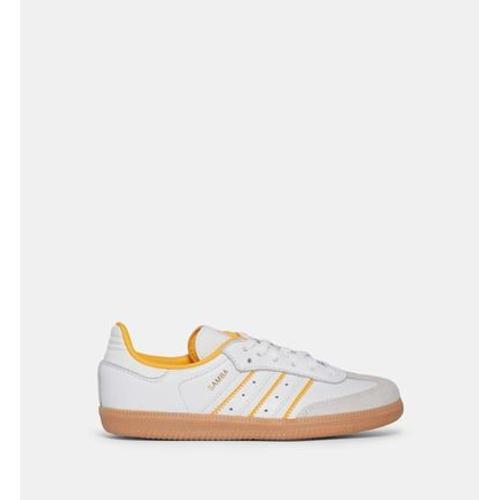 Adidas Originals Baskets Basses Samba Og Cuir Blanc