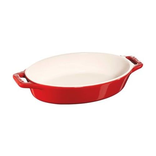 Staub - Plat À Four Ovale 17 Cm Cerise - Rouge