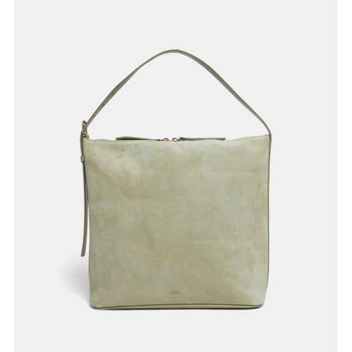 A.P.C. - Sac cabas Vera en cuir suédé - Multicolore