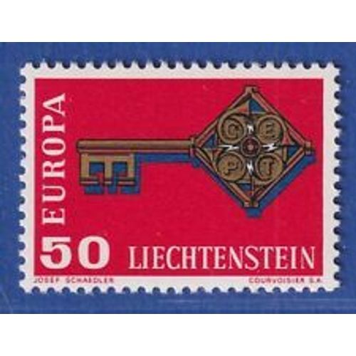 Liechtenstein Europa Cept 1968 Neuf** Luxe