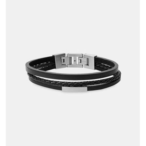 Fossil - Bracelet Homme Vintage Casual Noir Jf03322040-Par - Noir